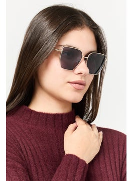 GANT Women GA00011 Square Sunglasses, Gold  - Image 2