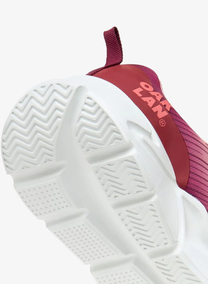 Oaklan by Shoexpress Fuchsia Women Ombre Shoes with Lace-Up Closure for Women | Best Price UAE