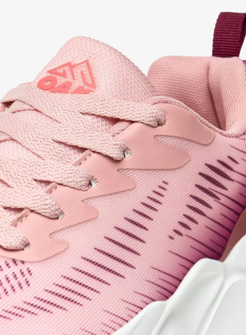 Oaklan by Shoexpress Fuchsia Women Ombre Shoes with Lace-Up Closure for Women | Best Price UAE