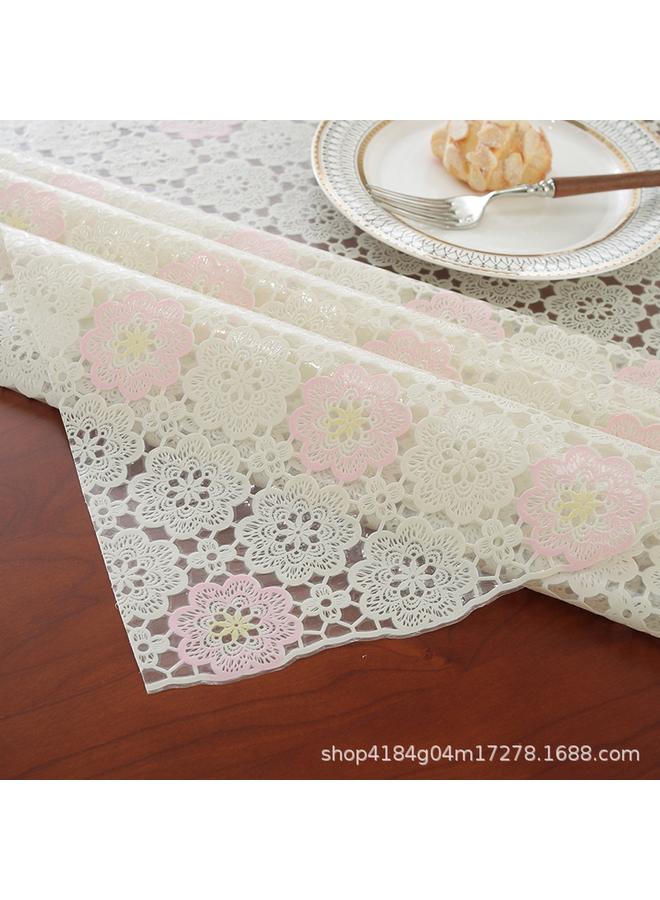 Bluejw PVC Tablecloth Oil-resistant Dirty-resistant Waterproof Nordic Thick Coffee Table Cloth Wash-free Rectangular Tablecloth Advanced Sense - Image 2