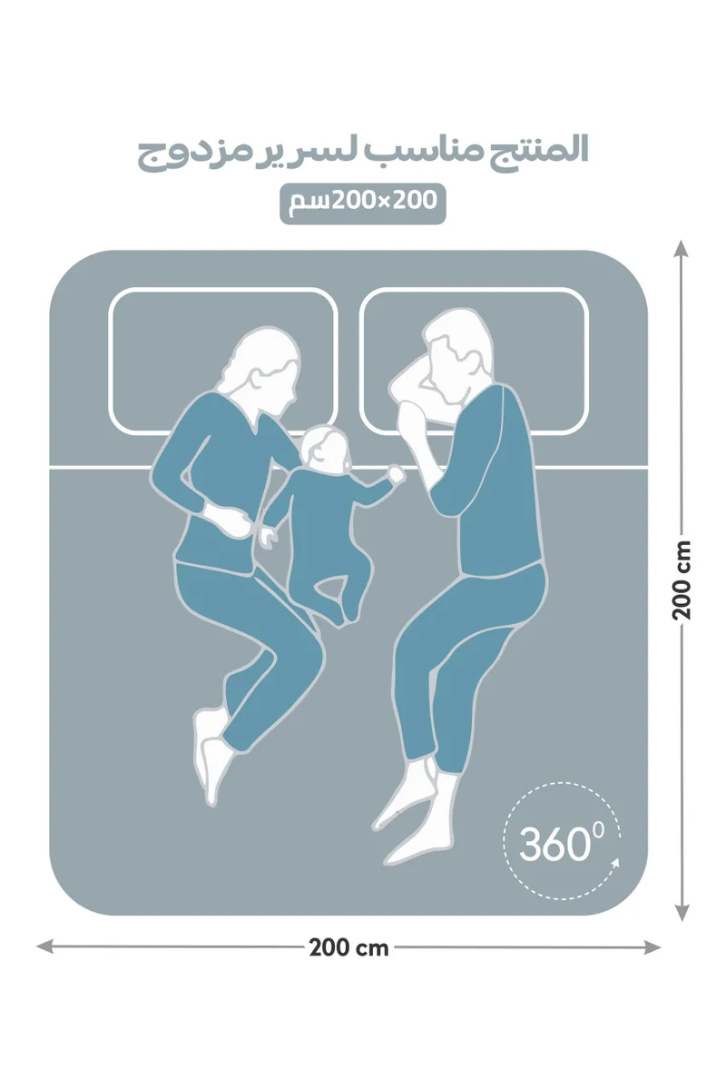 Donetella Bedding Fitted Sheet - Fits 200x200 Cm For King Bed - 3 Pcs (1 Fitted Sheet and 2 Pillowcases) - 35 Cm Deep Pocket - Solid Bed Sheet