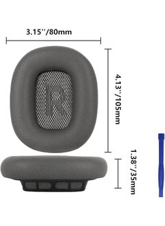 erorex Soft Protein Leather Replacement Ear Pads For Airpods Max Headphones Ear Cups Headset Accessories Ear Cushions Cover Repair Parts Dark Gray  - Image 5