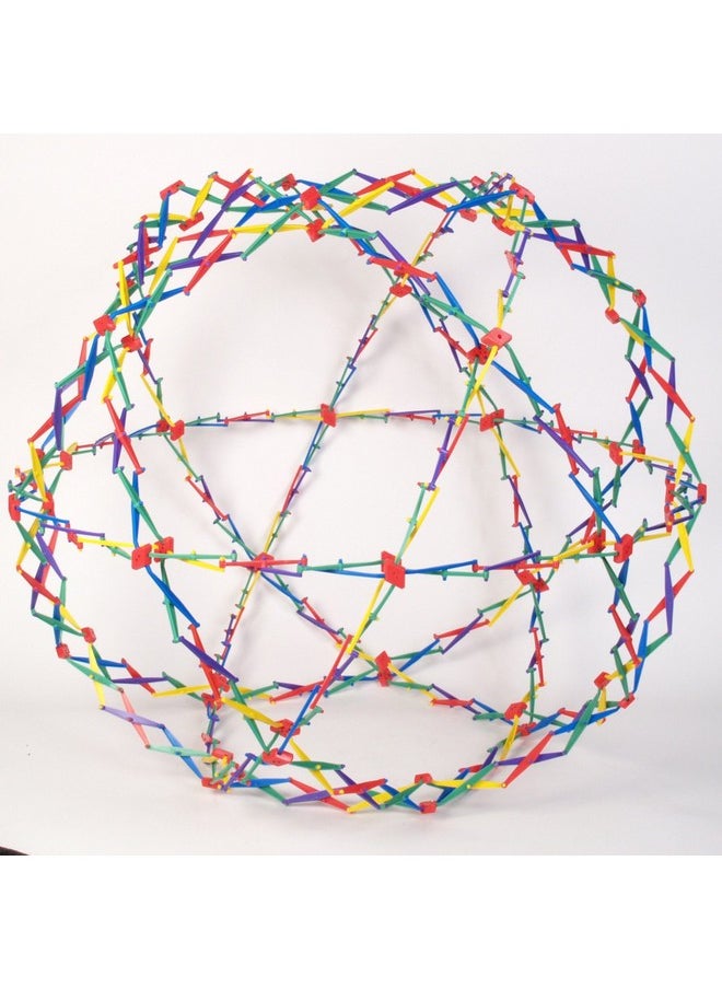 John N. Hansen Original Hoberman Sphere Plastic Expandable Toy, Rainbow  - Image 2