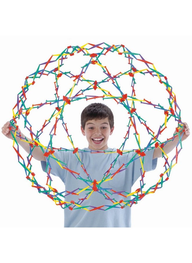 John N. Hansen Original Hoberman Sphere Plastic Expandable Toy, Rainbow  - Image 5