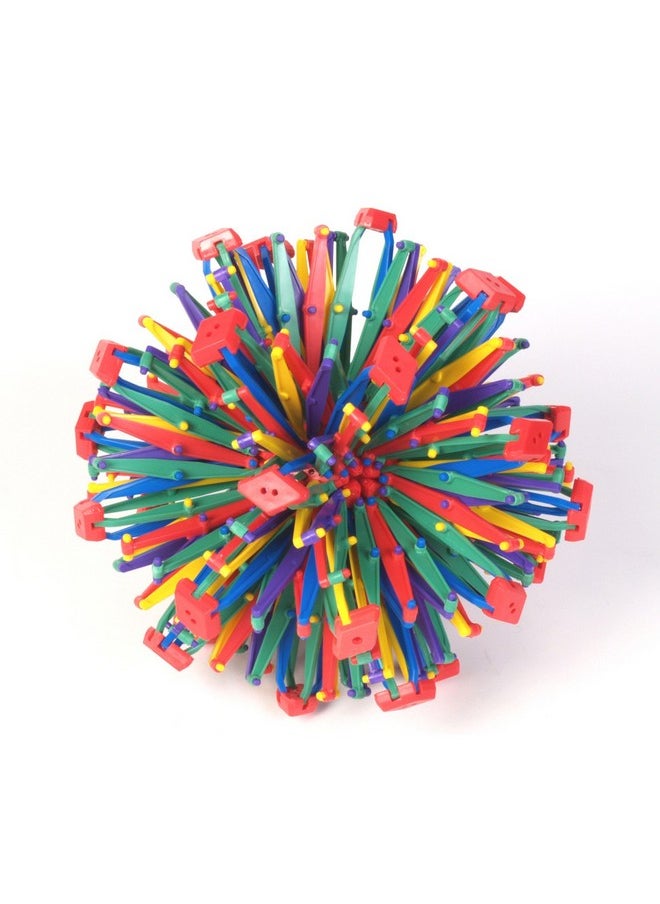 John N. Hansen Original Hoberman Sphere Plastic Expandable Toy, Rainbow  - Image 3