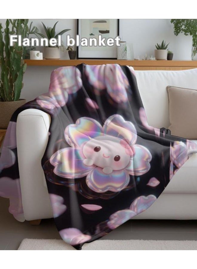 عام بطانية رقيقة من الفانيلا الكرتونية للأطفال والرضع (دافئة ومريحة، ومناسبة للنوم والألعاب) 70 سم * 100 سم - Image 5