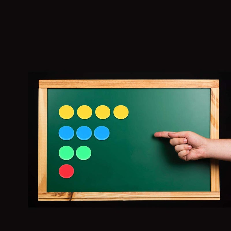 Red Plastic Counting Chips for Math Learning Bingo Games and Classroom Activities - Image 4