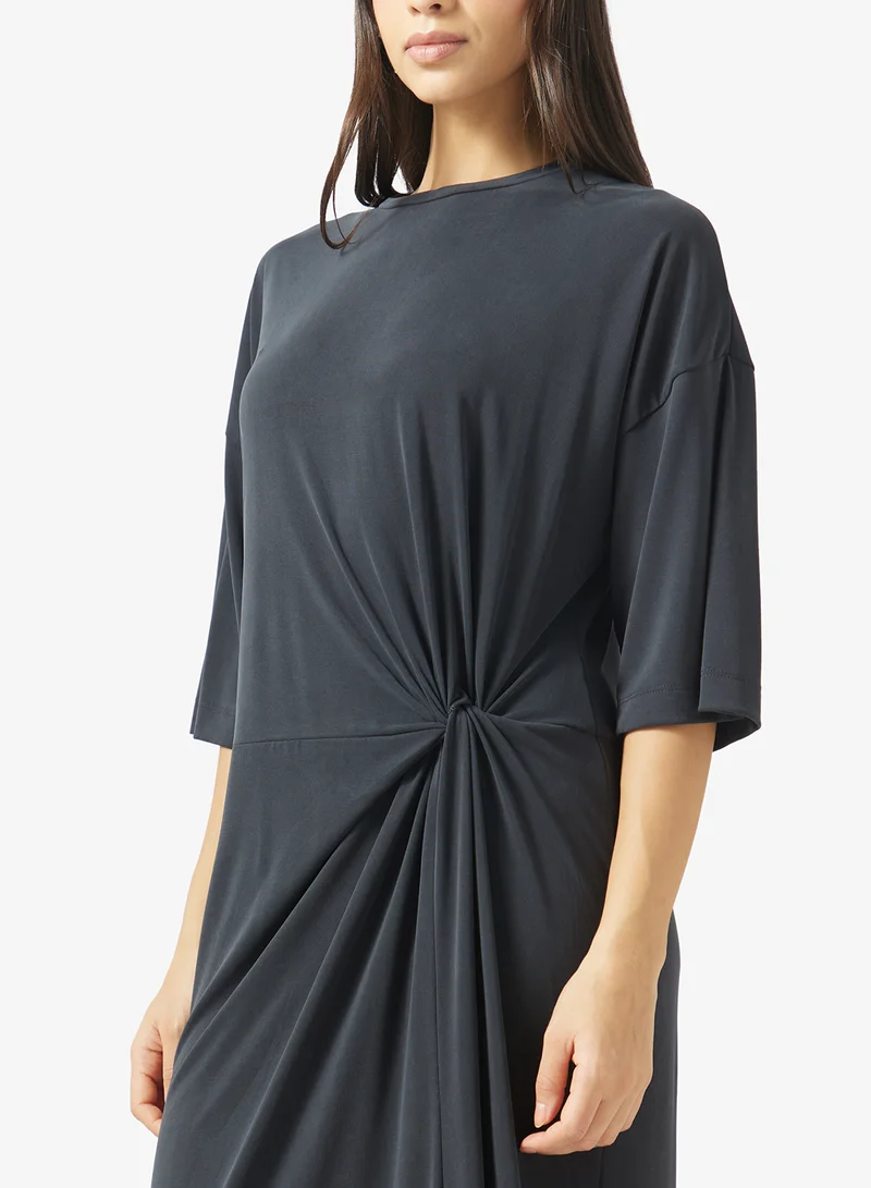 Topshop  Short Sleeve Cinched Maxi Dress for Women | Best Price UAE
