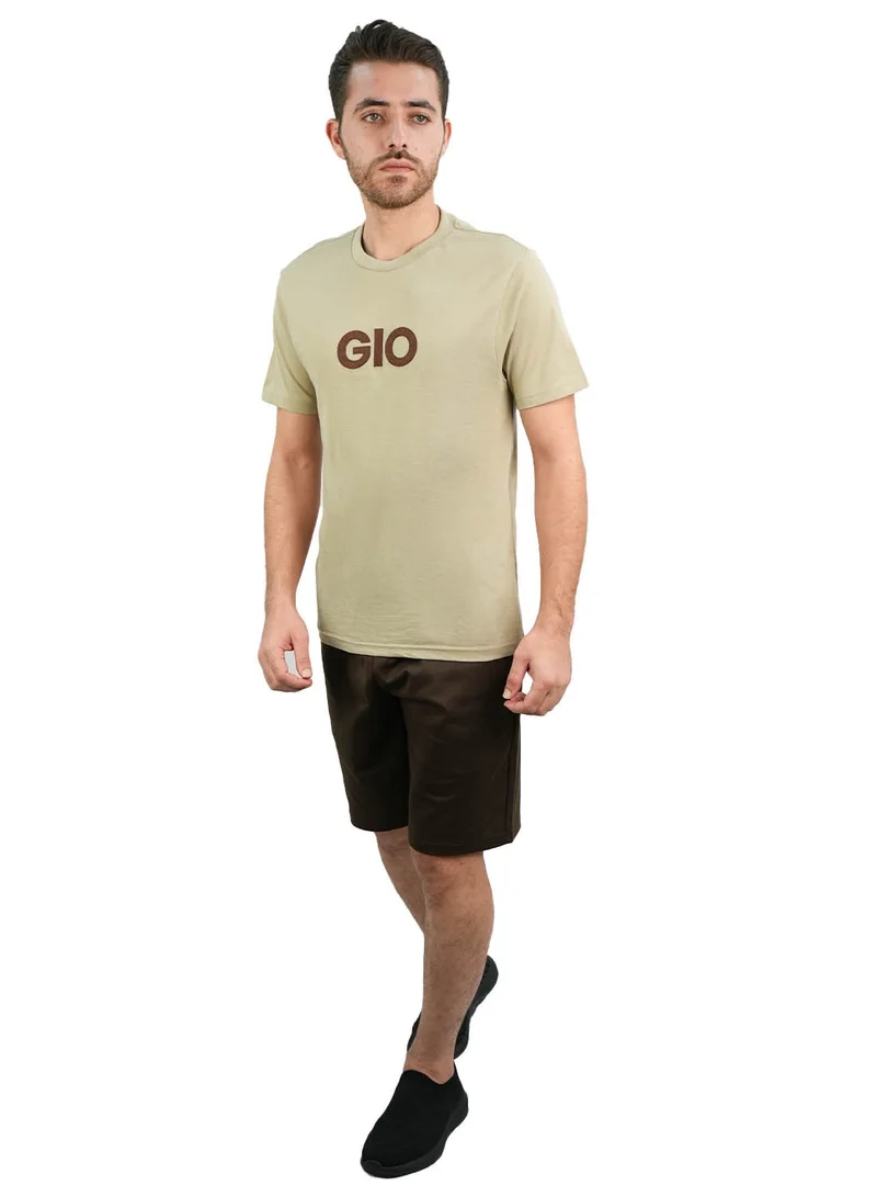 GIORDANO Men's Cotton Signature Print Tee