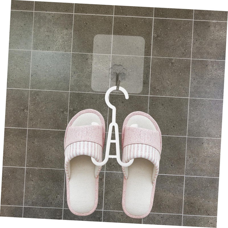 5 Pairs Sturdy Hanging Shoe Holder Slipper Hanger Rack Organizer For Boots - Image 3