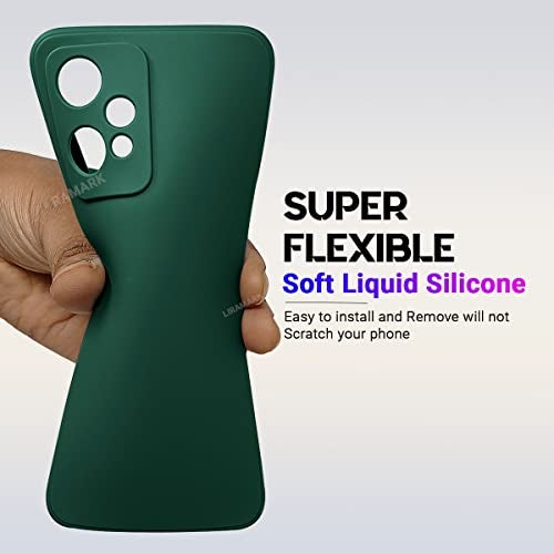 LIRAMARK Silicone Soft Back Cover Case for OnePlus Nord CE 2 Lite 5G / 1+Nord CE 2 Lite 5G (Silicone Green) - Image 4