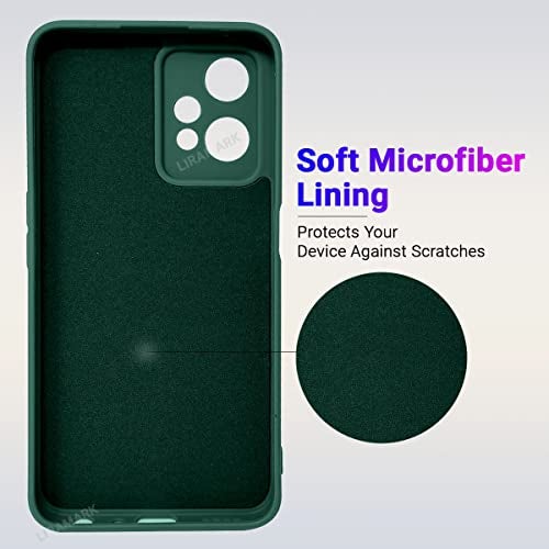 LIRAMARK Silicone Soft Back Cover Case for OnePlus Nord CE 2 Lite 5G / 1+Nord CE 2 Lite 5G (Silicone Green) - Image 2