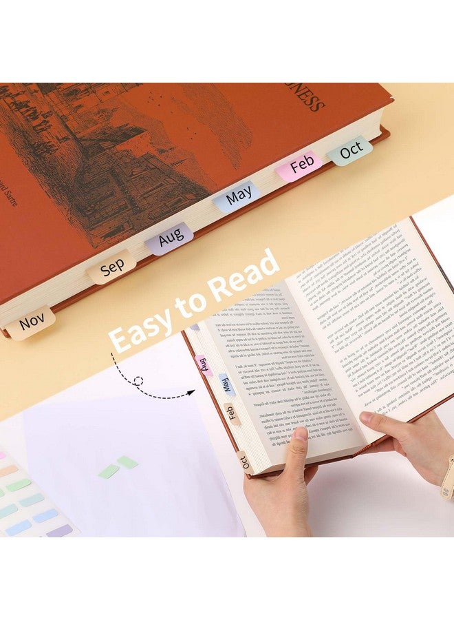 240 Pcs 1Inch Colored Book Sticky Index Tabs Dividers Repositionable Book Page Markers Tabs Annotation Tab Stickers Label Sticky Tabs For Notebooks Binders File Classification