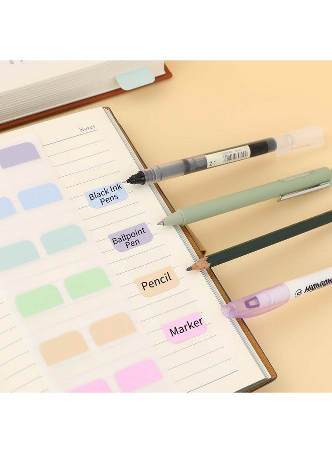 240 Pcs 1Inch Colored Book Sticky Index Tabs Dividers Repositionable Book Page Markers Tabs Annotation Tab Stickers Label Sticky Tabs For Notebooks Binders File Classification
