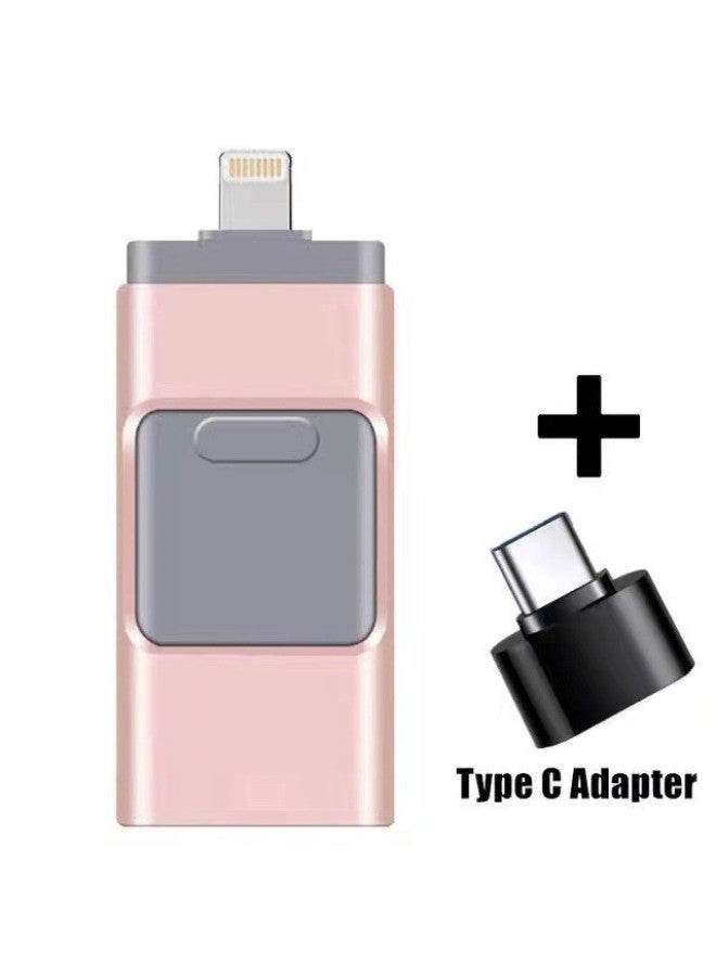 محرك ذاكرة يوب USB 8 جيجابايت 256 جيجابايت محرك يوب USB متعدد الوظائف متوافق مع أجهزة آبل أجهزة كمبيوتر مدعومة بتقنية أوتي جي OTG وهواتف تيب سي Type-C - Image 1
