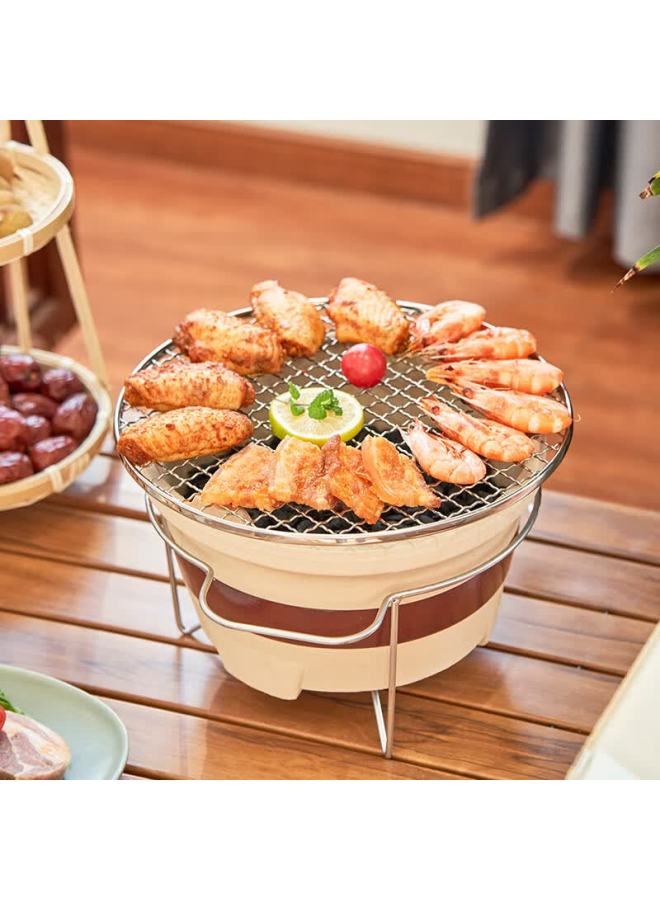Whitepeak Clay Pot Stove For Brewing Tea, Charcoal Stove For Barbecue, Winter Home Heating Stove, Outdoor Stove, Indoor Wood-fired Heating Stove, Complete Set - Image 5