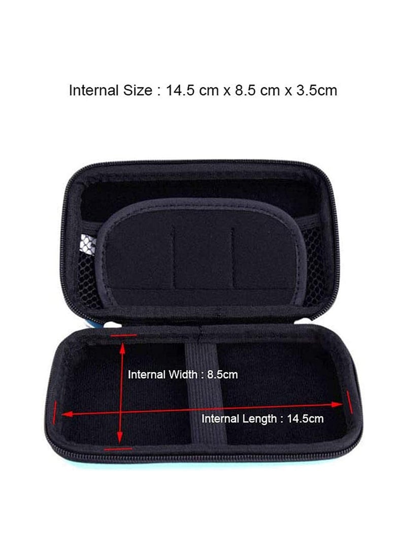 SYOSI Hard Travel Tech Organizer Case Bag for Electronics Accessories Charger Cord Portable External Hard Drive USB Cables Power Bank SD Memory Cards Earphone Flash Drive - Image 4