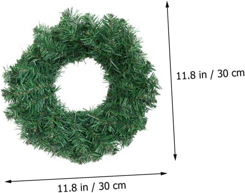 klarako 3 pcs Creative for Ornament Chic Artificial Front Wedding Adornment Farmhouse Leaves Hanging Christmas Window Shop Decorative Décor Decoration Pendant Garland Leaf Cm Greenery - Image 2