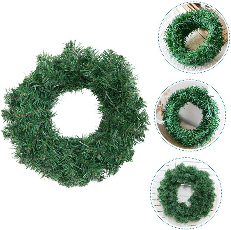 klarako 3 pcs Creative for Ornament Chic Artificial Front Wedding Adornment Farmhouse Leaves Hanging Christmas Window Shop Decorative Décor Decoration Pendant Garland Leaf Cm Greenery - Image 4