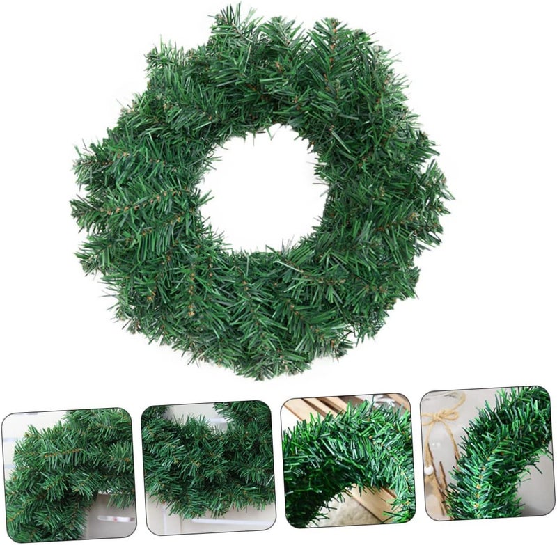 klarako 3 pcs Creative for Ornament Chic Artificial Front Wedding Adornment Farmhouse Leaves Hanging Christmas Window Shop Decorative Décor Decoration Pendant Garland Leaf Cm Greenery - Image 5