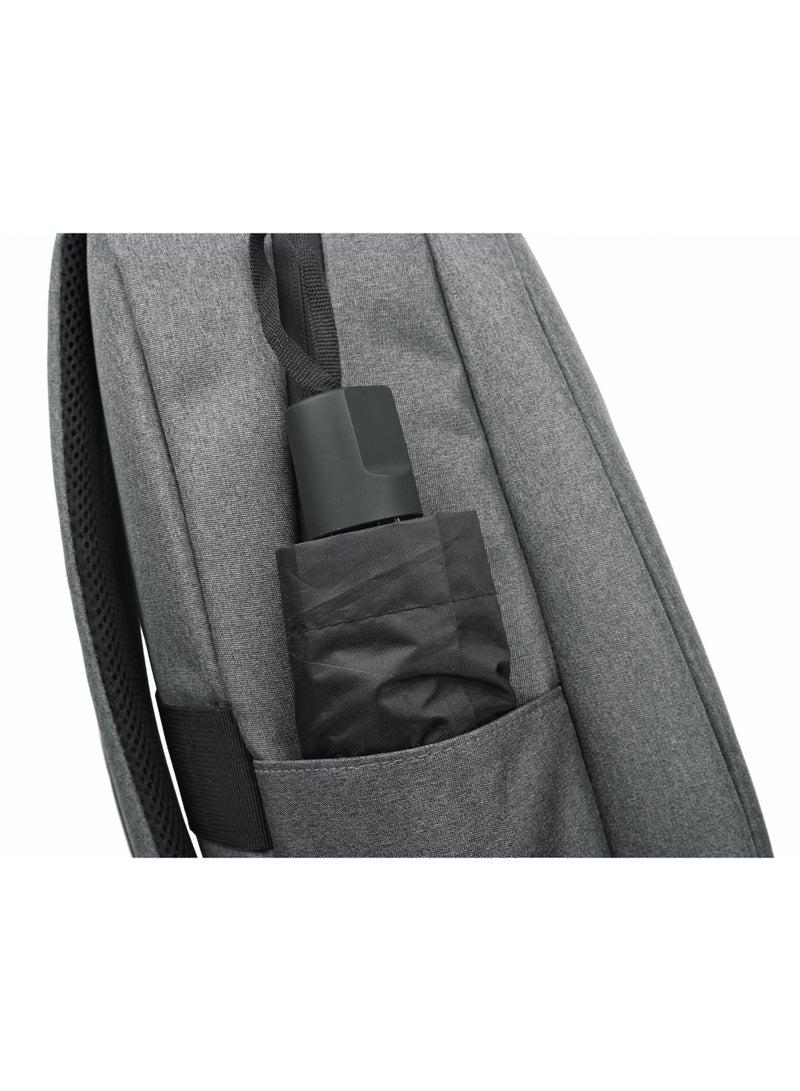 RAHALA RAL-619 This sleek, all-black backpack is designed for the modern commuter. Featuring a minimalist, water-resistant design and dedicated padded laptop sleeve, it keeps your tech safe and dry. Lightweight, durable, and comfortable for all-day wear. Perfect for work, university, or travel. - Image 5