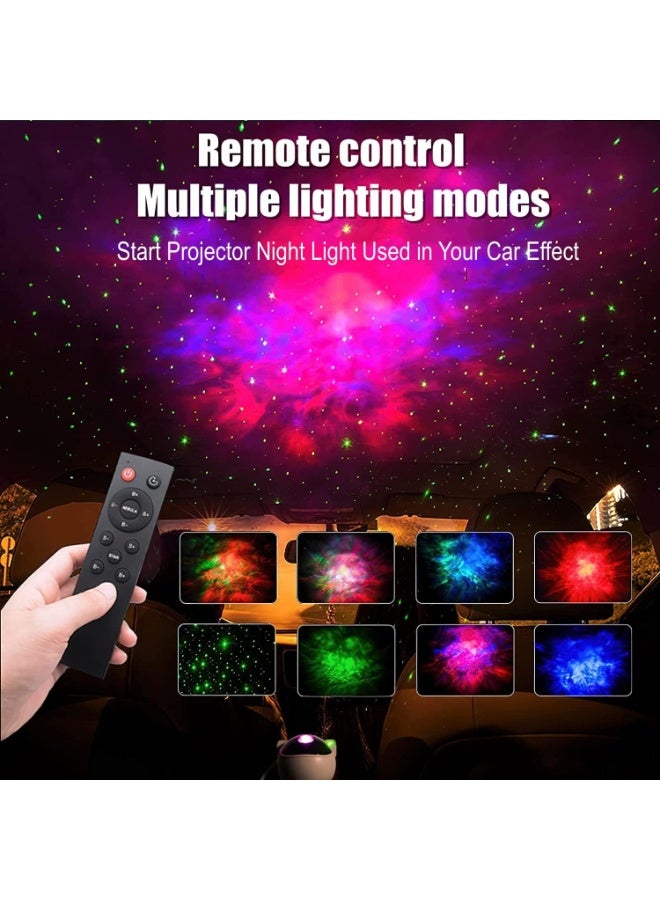 Soofam Astronaut Star Projector Nebula Galaxy Projector Night Light 360°Rotation Magnetic Head Nebula Lamp For Bedroom Kids Room Ceiling Room Decoration White - Image 3