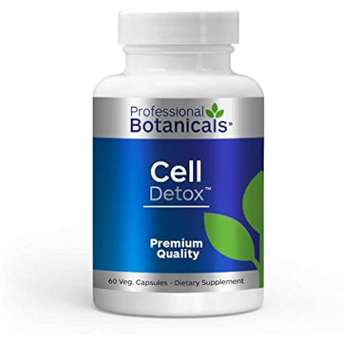 Professional Botanicals Cell Detox Vegan Cell Cleansing & Detoxification Supplement - 60 Veg Capsules - Image 1