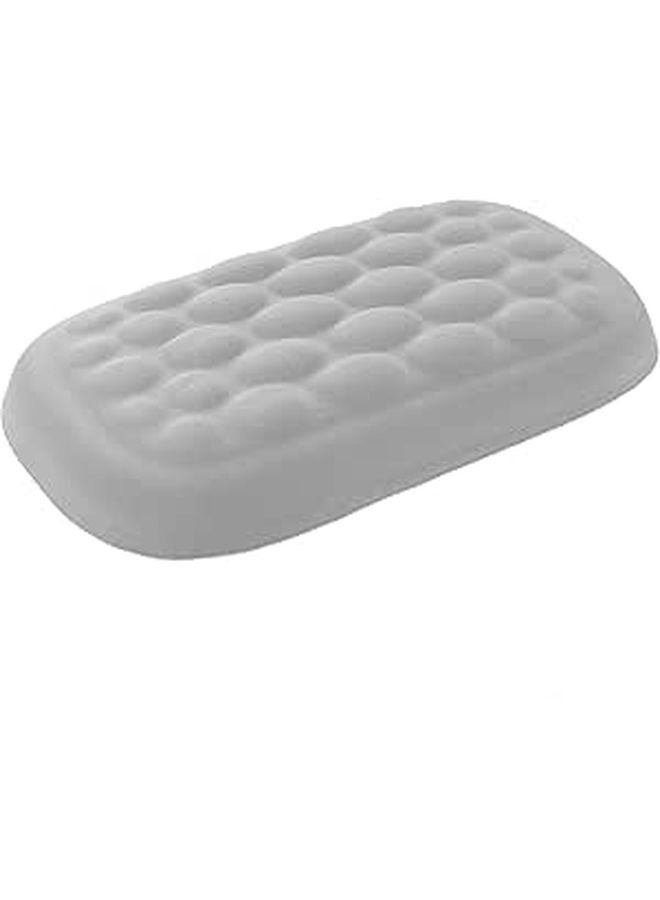 Memory Foam Keyboard and Mouse Wrist Rest Gray Single Handed Support Cushion for Gaming Laptops and Office Typing - Image 1