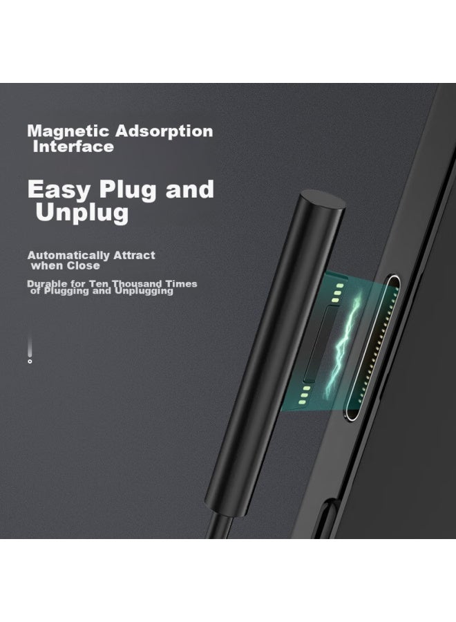 Elei شاحن لابتوب تابلت مايكروسوفت إيللي، Surface Pro3/4/5/6/Go/لابتوب/كتاب، 12V2.58A 36W كابل محول طاقة - Image 3