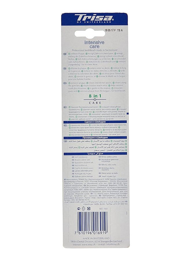 TRISA Toothbrush Intensive Care Soft 1+1 Value Pack - Image 2