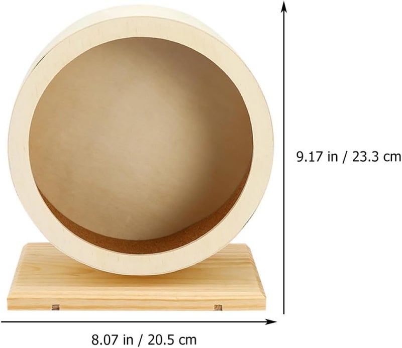 Silent Hamster Wheel Exercise Medium Size Pet Running Wheel for Small Animals Hedgehogs Gerbils with Stable Base - Image 2