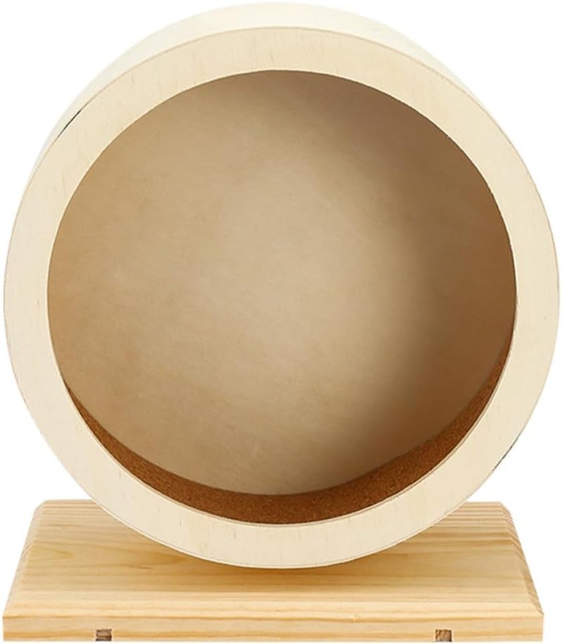 Silent Hamster Wheel Exercise Medium Size Pet Running Wheel for Small Animals Hedgehogs Gerbils with Stable Base - Image 1
