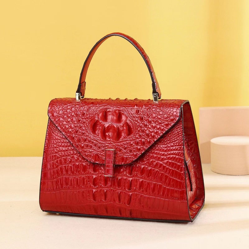 Fashion Women'S Shoulder Bag Crocodile Pattern All-Match Crescent Bag Vintage Women'S Bag - Image 3