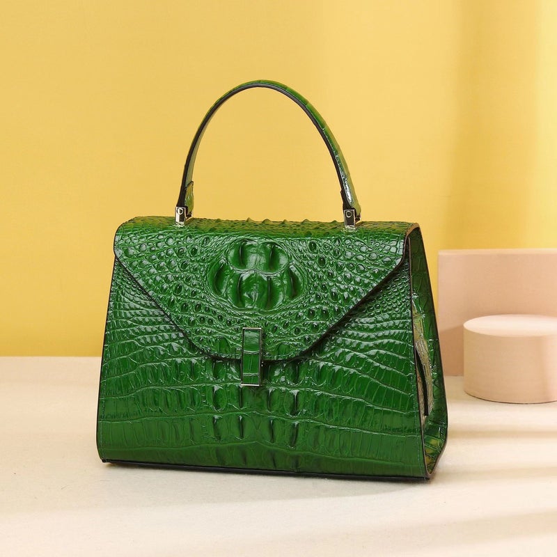 Fashion Women'S Shoulder Bag Crocodile Pattern All-Match Crescent Bag Vintage Women'S Bag - Image 2