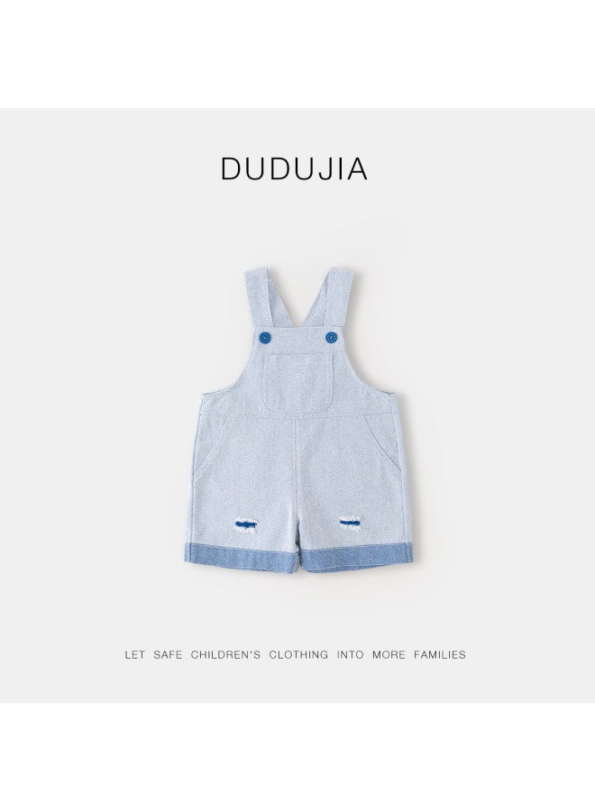 Doodle Home kids Overalls Summer Boys' Pants Girls' Casual Trousers Baby Shorts - Image 2