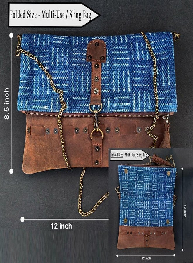 RUSTIC TOWN Cross Body Bag Women's Wristlet Wallet with Chain Strap - Stylish and Versatile Fashion Accessory for Modern Women Boho Crossbody Bag - Image 3