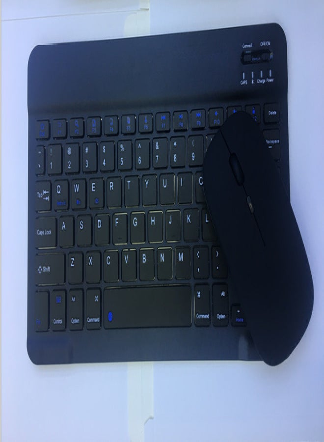مناسب لأجهزة iPad اللوحية، ولوحات مفاتيح بلوتوث، وهواتف Apple Android المحمولة، ومجموعة لوحات مفاتيح بلوتوث محمولة. - Image 1