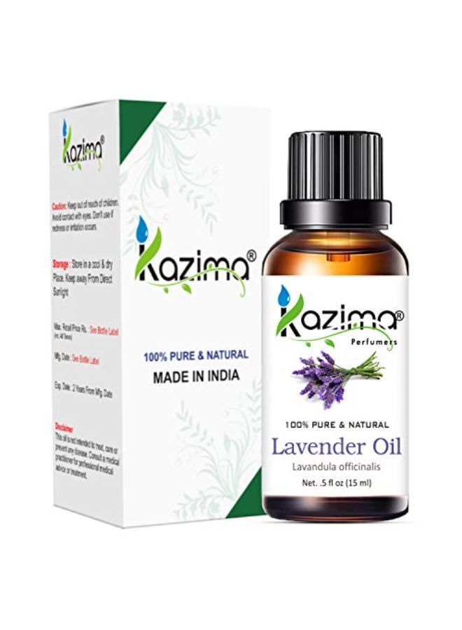 KAZIMA Combo Of Rosemary Oil & Lavender Oil - 100% Pure & Natural Essential Oil For Hair Growth, Acne, Face & Aromatherapy, 15 Ml Each  - Image 3