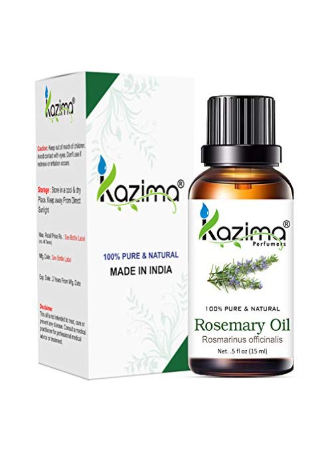 KAZIMA Combo Of Rosemary Oil & Lavender Oil - 100% Pure & Natural Essential Oil For Hair Growth, Acne, Face & Aromatherapy, 15 Ml Each  - Image 2