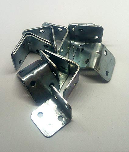 Generic 12 Pcs 1 Inch Silver Iron L Bracket Mounting Bracket  - Image 1
