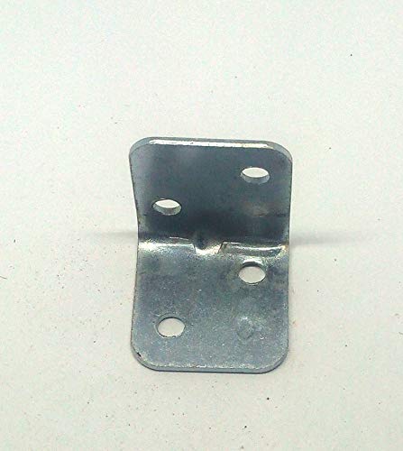Generic 12 Pcs 1 Inch Silver Iron L Bracket Mounting Bracket  - Image 5