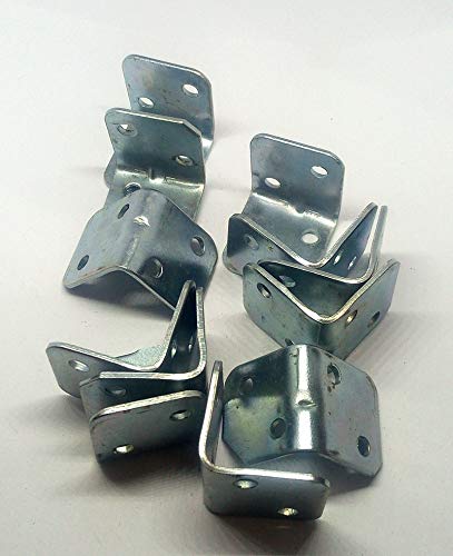 Generic 12 Pcs 1 Inch Silver Iron L Bracket Mounting Bracket  - Image 2