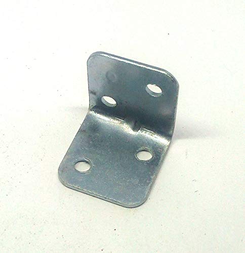Generic 12 Pcs 1 Inch Silver Iron L Bracket Mounting Bracket  - Image 4