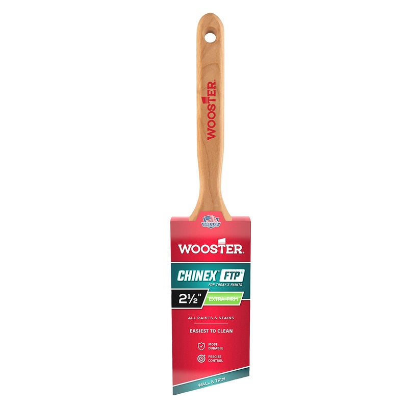 Wooster Brush 44102 12 Chinex FTP Angle Sash Paintbrush 212 Inch White