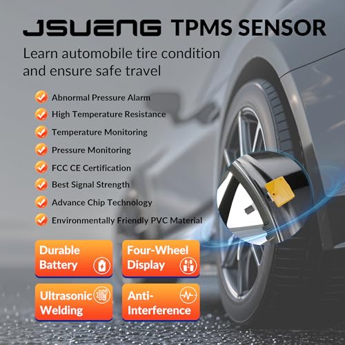 Jsueng Set of 4 TPMS Sensor, Tire Pressure Monitoring System Sensor for Nissan Maxima 350z Altima Versa Infiniti Replaces 40700-JA01B 407001AA0B 40700JA01C 315MHZ - Image 5