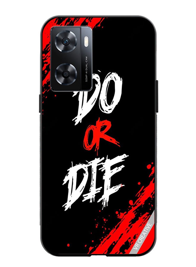 VR CREATIVE Protective Case Cover For Oppo A57/A77s Do Or Die Design Multicolour - Image 1