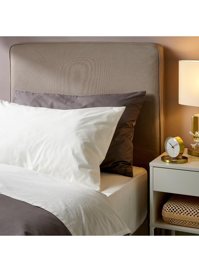 زبون غطاء وسادة، أبيض، 50×80 سم - Image 4