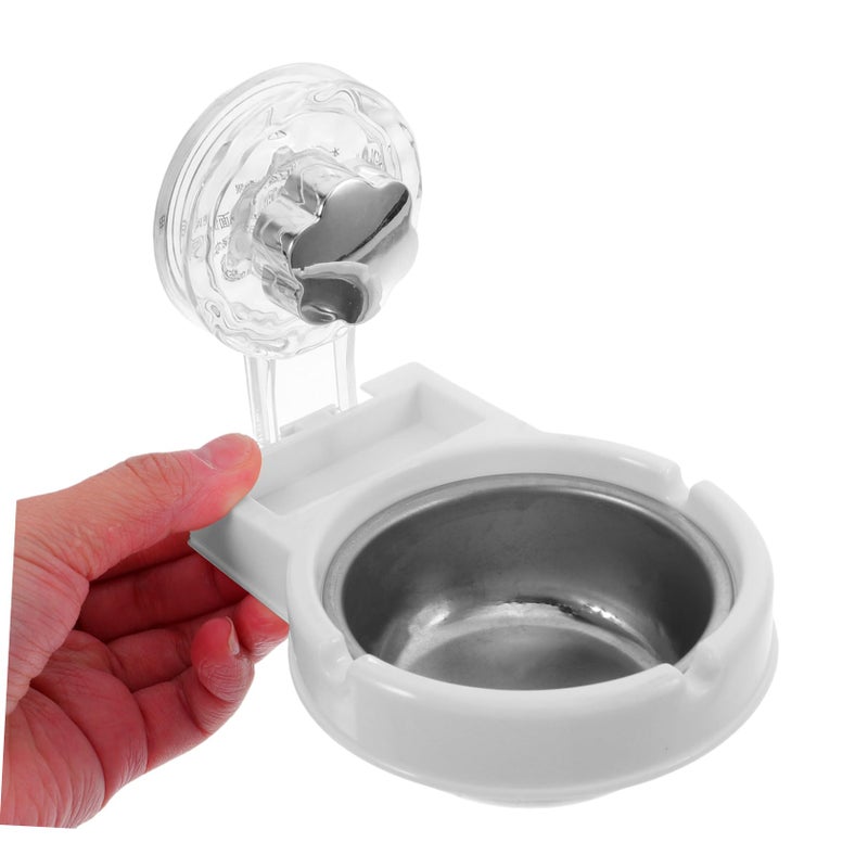 Stainless Steel Wall Mounted Ashtray Windproof Modern Decorative for Bathroom Home Office Hotel - Image 5
