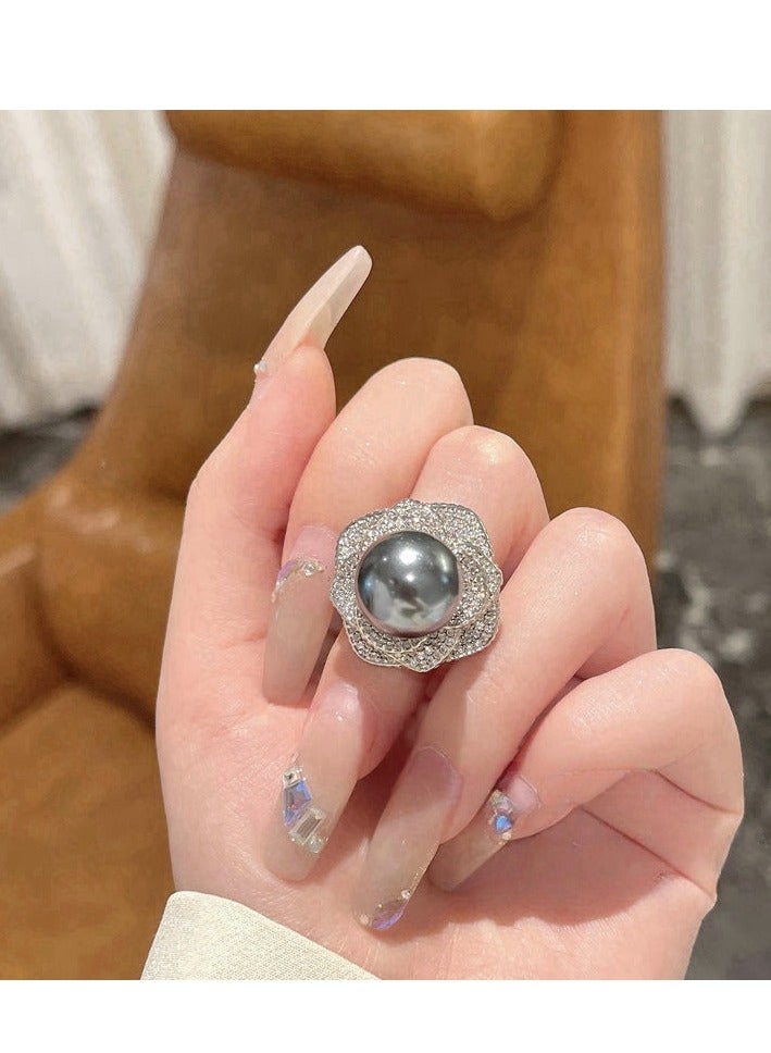 Rose Blossoms Pearl Ring - Image 1