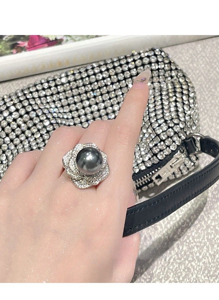 Rose Blossoms Pearl Ring - Image 2